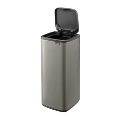 Brabantia Cubo de basura Bo Touch Bin 30 L, Platino Gris Clearance