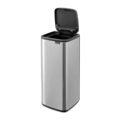 Brabantia Cubos De Pedal|Cubos De Pedal<Cubo de basura Bo Touch Bin 30 L, Acero mate antihuellas Plateado