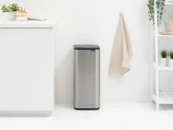 Brabantia Cubos De Pedal|Cubos De Pedal<Cubo de basura Bo Touch Bin 30 L, Acero mate antihuellas Plateado