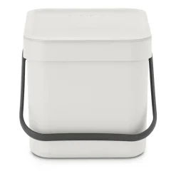 Brabantia Cubo de basura Short & Go 6L, claro Gris Discount
