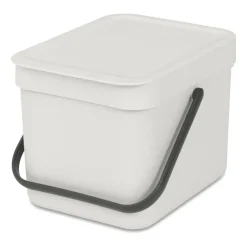 Brabantia Cubo de basura Short & Go 6L, claro Gris Discount