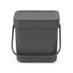 Brabantia Cubos De Reciclaje Interior<Cubo de basura Sort & Go 3 L, Gris