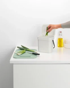 Brabantia Cubos De Reciclaje Interior<Cubo de basura Sort & Go 3 L, claro Gris