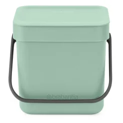 Brabantia Cubo de basura Sort & Go 3 L, Jade green Verde Discount