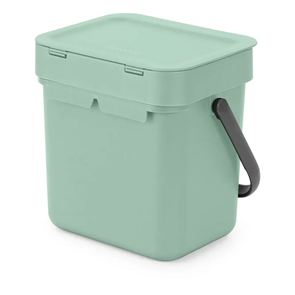 Brabantia Cubo de basura Sort & Go 3 L, Jade green Verde Discount