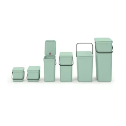 Brabantia Cubo de basura Sort & Go 3 L, Jade green Verde Discount