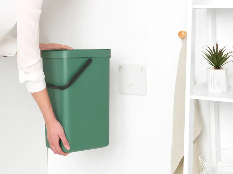 Brabantia Cubo de basura Sort & Go 16 L, Fir Green Verde Clearance