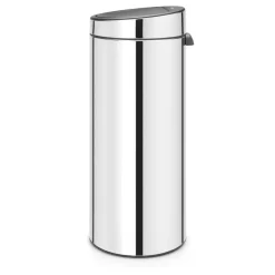 Brabantia Cubos De Pedal|Cubos De Pedal<Cubo de basura Touch Bin, 30 L, acero brillante Plateado