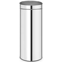 Brabantia Cubos De Pedal|Cubos De Pedal<Cubo de basura Touch Bin, 30 L, acero brillante Plateado