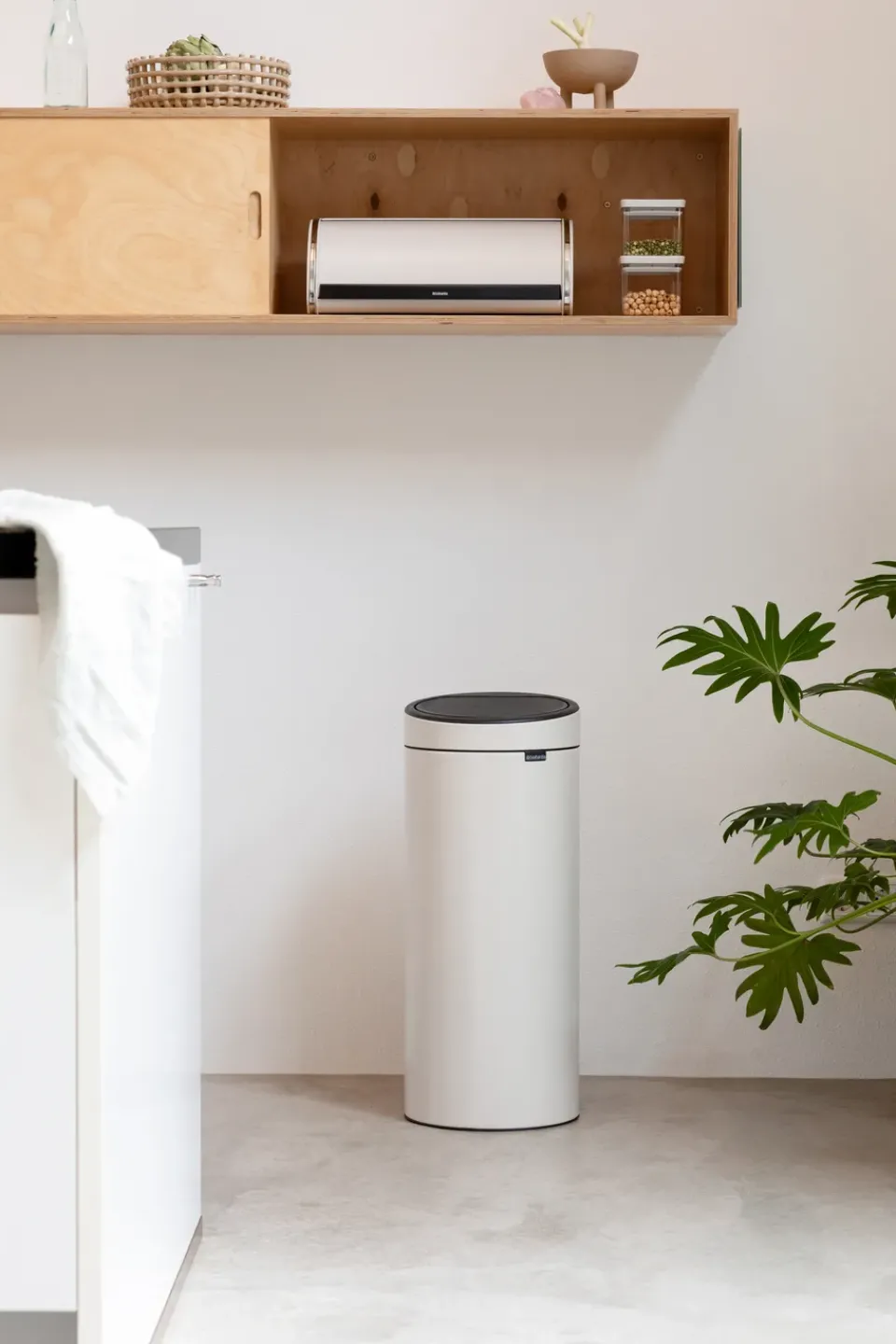 Brabantia Cubo de basura Touch Bin, 30 L, Soft Beige Online