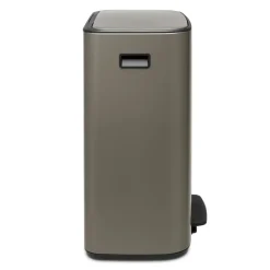 Brabantia Cubo de pedal Bo 60 L, Platinum Gris Best