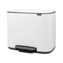 Brabantia Cubo de pedal Bo 36L, Blanco Clearance