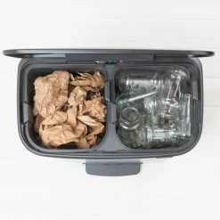 Brabantia Cubo de pedal Bo 2x30 L, Negro Discount