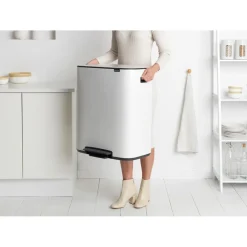 Brabantia Cubos De Pedal|Cubos De Pedal<Cubo de pedal Bo 2x30 L, White Blanco