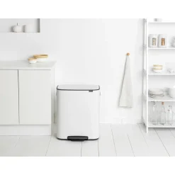 Brabantia Cubos De Pedal|Cubos De Pedal<Cubo de pedal Bo 2x30 L, White Blanco