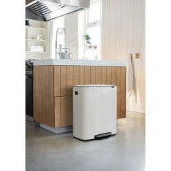 Brabantia Cubos De Pedal|Cubos De Pedal<Cubo de pedal Bo 2x30 L, White Blanco