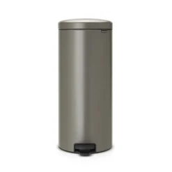 Brabantia Cubo de pedal new Icon 30L, platino GrisPlateado New