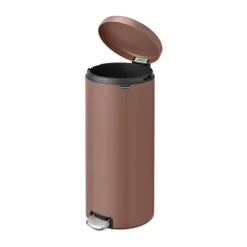 Brabantia Cubo de pedal new Icon 30L, Satin Taupe Marrón