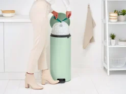 Brabantia Cubo de pedal new Icon 30L, Jade Green Verde Outlet