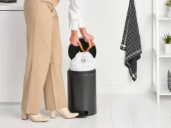 Brabantia Cubo de pedal newIcon 12L, Confident Grey Gris Discount