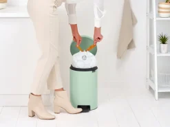 Brabantia Cubos De Pedal|Cubos De Pedal<Cubo de pedal newIcon 12L, Jade Green Verde