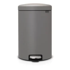 Brabantia Cubo de pedal newIcon 20L, Mineral concrete grey Gris