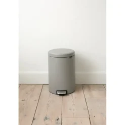 Brabantia Cubo de pedal newIcon 20L, Mineral concrete grey Gris
