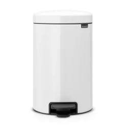 Brabantia Cubo de pedal newIcon 12L, White Blanco Sale