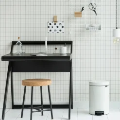 Brabantia Cubo de pedal newIcon 12L, White Blanco Sale