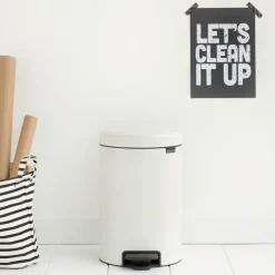 Brabantia Cubo de pedal newIcon 12L, White Blanco Sale