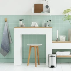 Brabantia Cubo pedal newIcon 3L, Brilliant steel Plateado Hot