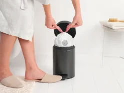 Brabantia Cubos De Pedal|Cubos De Pedal<Cubo pedal newIcon 3L, Confident Grey Gris