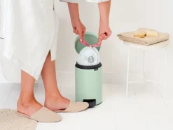 Brabantia Cubo pedal newIcon 3L, Jade Green Verde