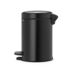 Brabantia Cubos De Pedal|Cubos De Pedal<Cubo pedal newIcon 3L, Matt black Negro
