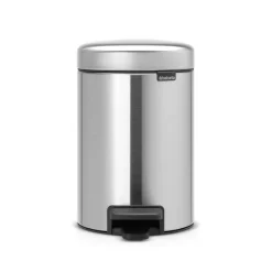 Brabantia Cubo pedal newIcon 3L, Matt steel Plateado Best