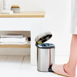 Brabantia Cubo pedal newIcon 3L, Matt steel Plateado Best