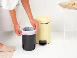 Brabantia Cubos De Pedal|Cubos De Pedal<Cubo pedal newIcon 3L, Mellow Yellow Amarillo