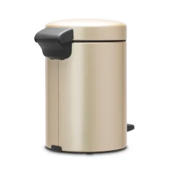 Brabantia Cubos De Pedal|Cubos De Pedal<Cubo pedal newIcon 3L, Metallic Gold Color dorado