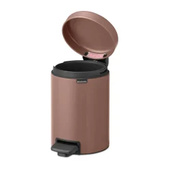 Brabantia Cubos De Pedal|Cubos De Pedal<Cubo pedal newIcon 3L, Satin Taupe Marrón