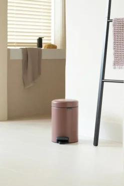 Brabantia Cubos De Pedal|Cubos De Pedal<Cubo pedal newIcon 3L, Satin Taupe Marrón