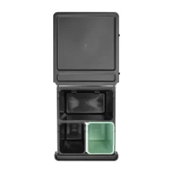 Brabantia Cubos De Reciclaje Interior<Cubos integrado Sort&Go, 10+10+20 L, oscuro Gris
