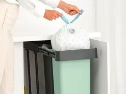Brabantia Cubos De Reciclaje Interior<Cubos integrado Sort&Go, 2x30 L, oscuro Gris
