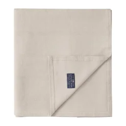 Lexington Cubrecama Checked Jacquard 160x240 cm, Light Beige Outlet