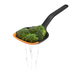 Fiskars Cucharas De Cocina<Cuchara de cocina con agujeros Functional Form 29,6 cm, negro NaranjaNegro
