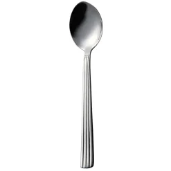 Aida Cuchara de mesa Groovy, acero inoxidable Plateado New