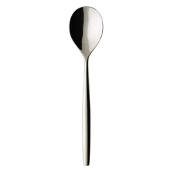 Villeroy & Boch Cuchara de postre Metro Chic, acero inoxidable Plateado New