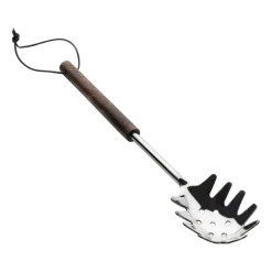 ERNST Cuchara para pasta con mango de madera , oscuro Marrón New