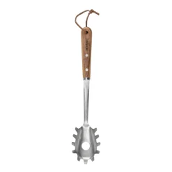 Heirol Cuchara para spaguetti inoxidable 34 cm, haya Marrón Best