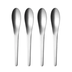 Georg Jensen Cubiertos De Postre<Cucharas de postre Arne Jacobsen, 4 piezas Plateado