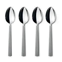 Georg Jensen Cubiertos De Postre<Cucharas de postre Bernadotte, 4 piezas Plateado